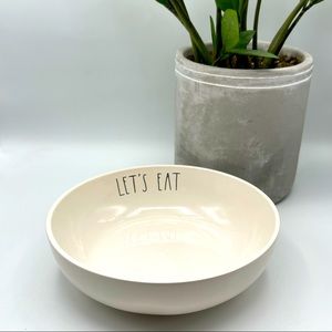 Rae Dunn LET’S EAT large pasta bowl
